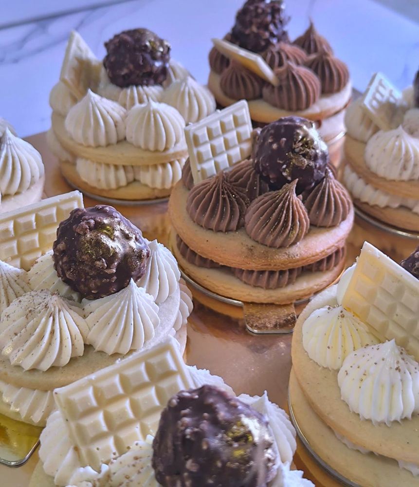 Mini tartas de galleta
