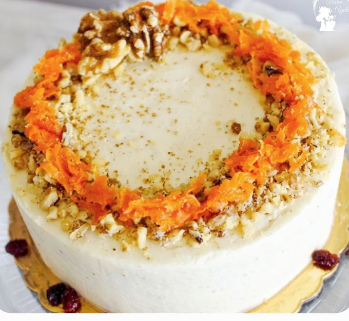 Carrot cake redonda