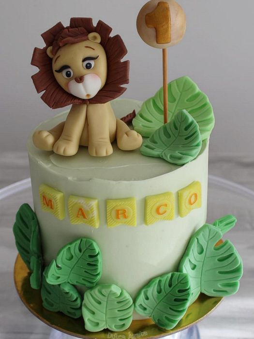 Tarta temática Baby Leoncito