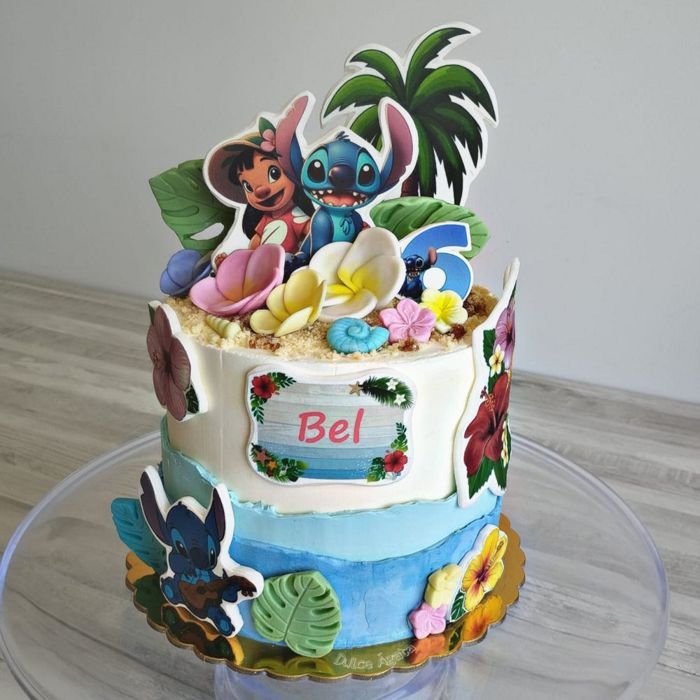 Tarta temática Aloha Tropical
